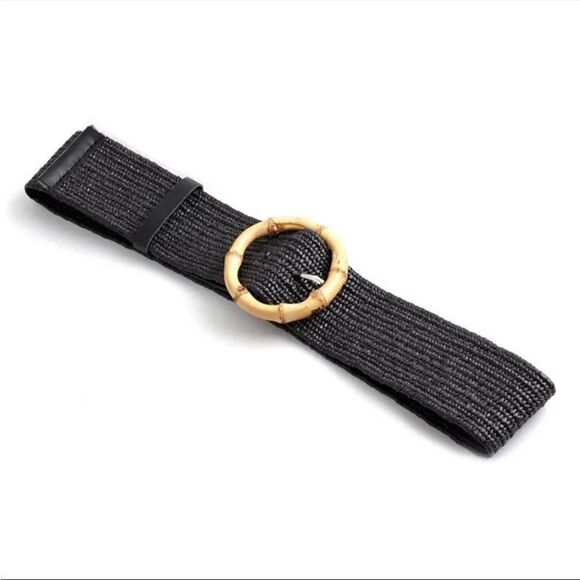Accessories - NWT Woven Black Belt